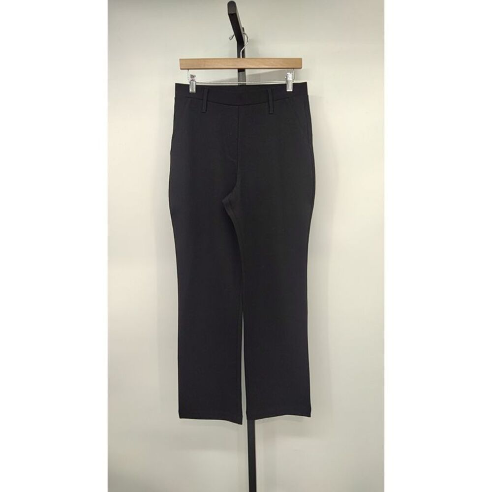 Quince Black Straight-Leg Dress Pants